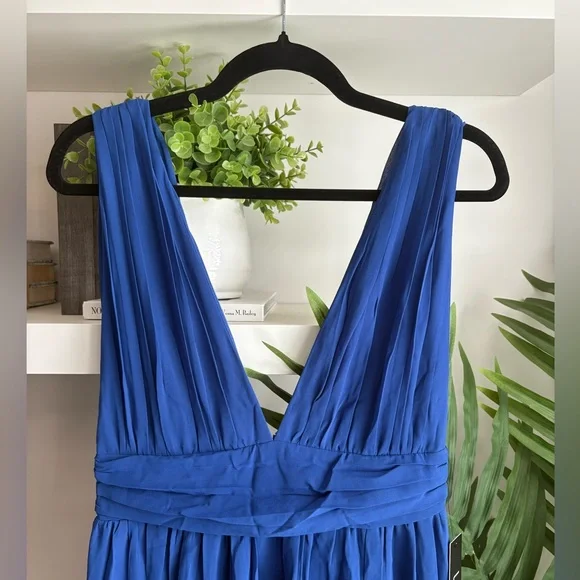 Lulu's Royal Blue Maxi Dress - Picture 2 of 5